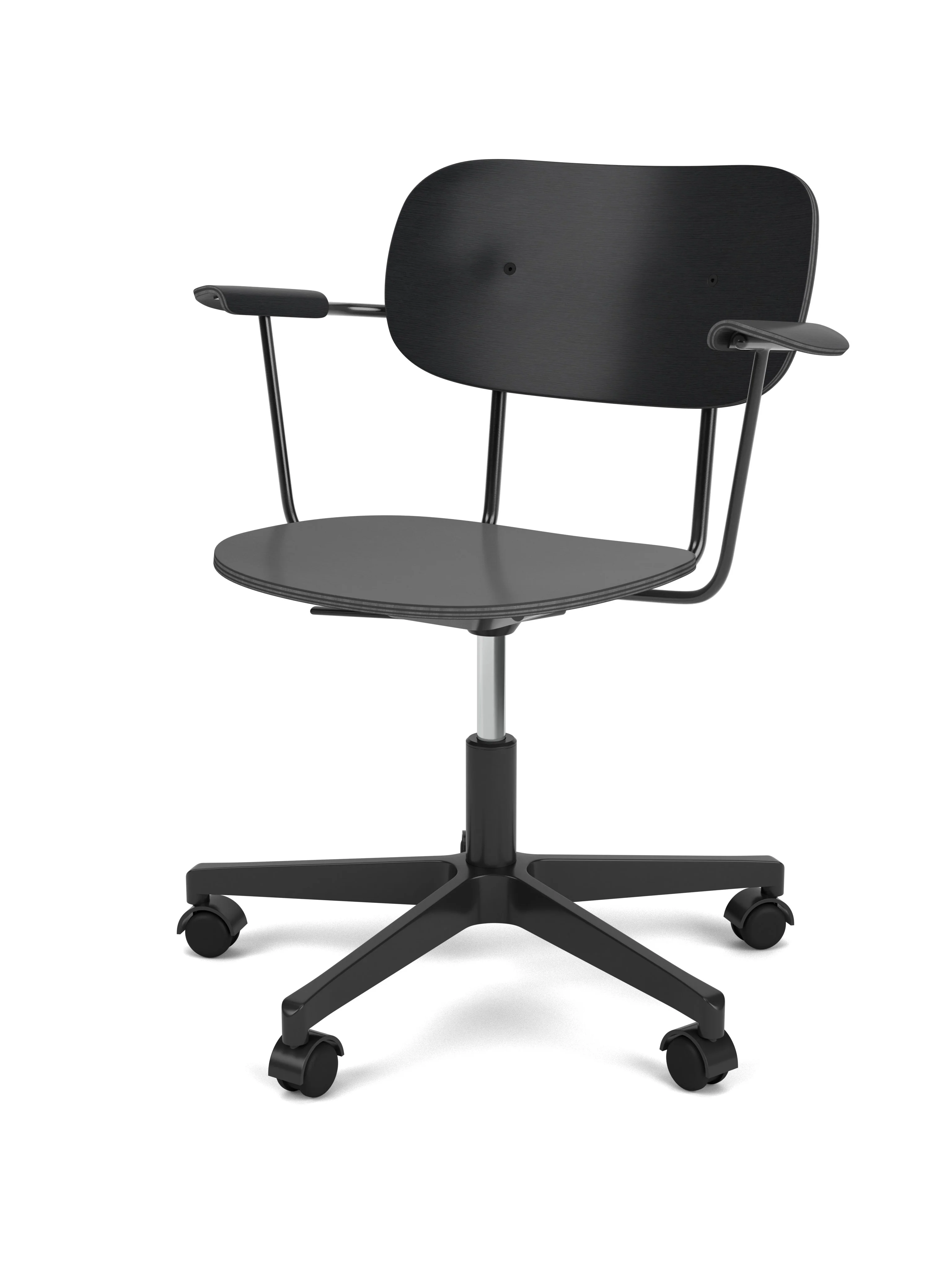 Co Task Chair with Armrests - VENEER