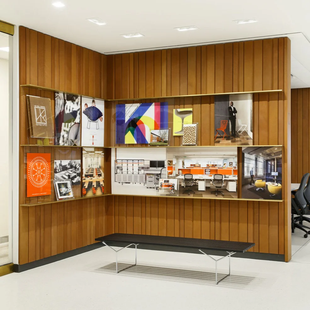 Bertoia Bench with Painted Slats