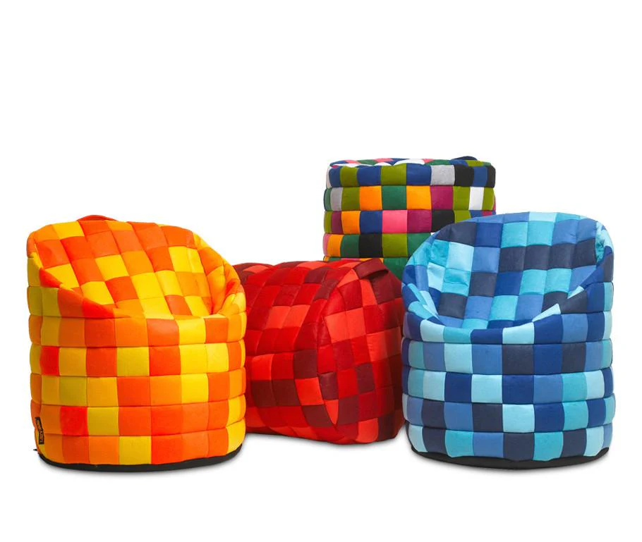 Checked Bean Bag Chair