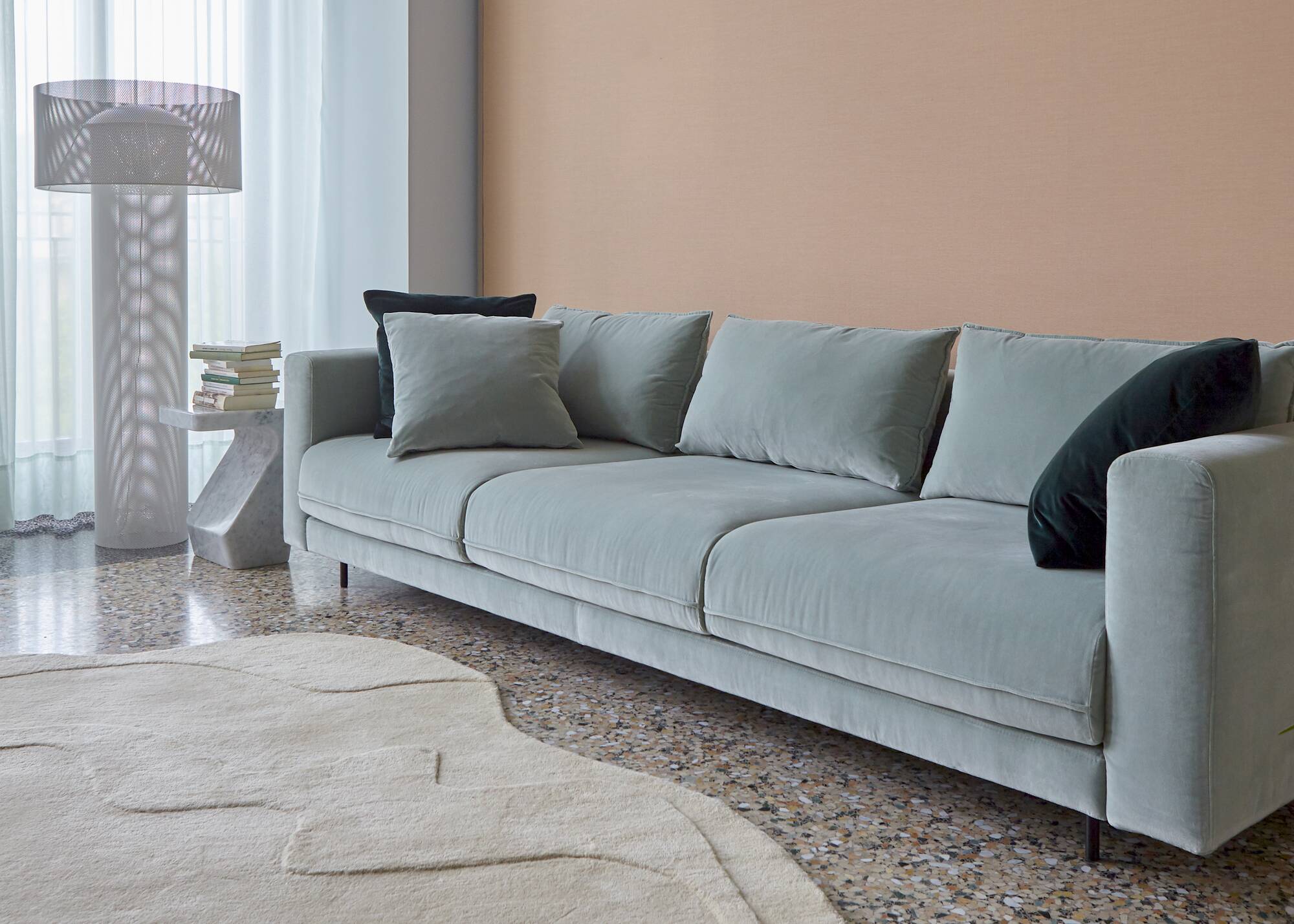 Asola Floor Standard Lamp White