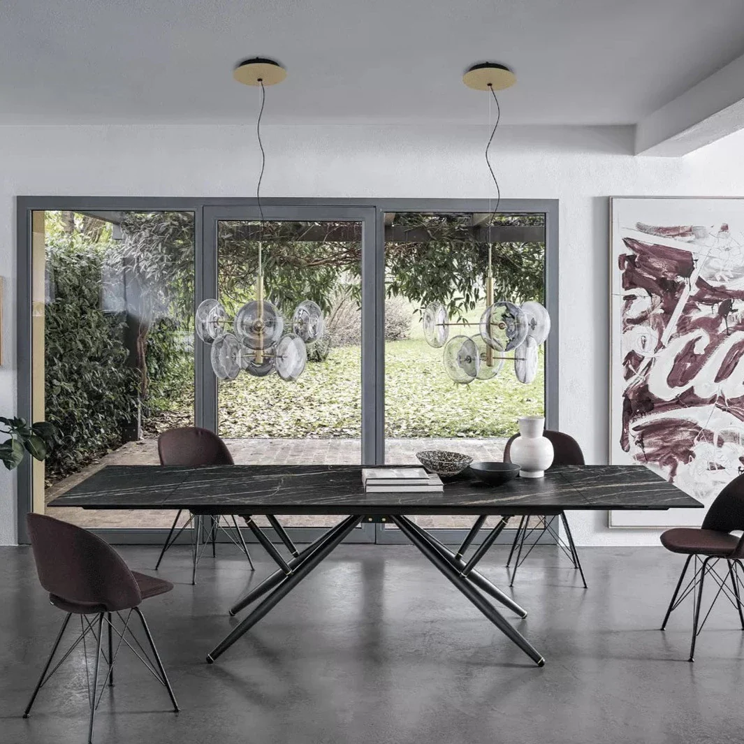 Bridge Extendable Marble/Ceramic Table