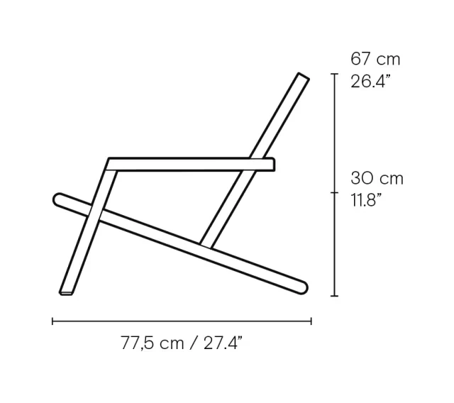 AH603 Outdoor Deck Chair