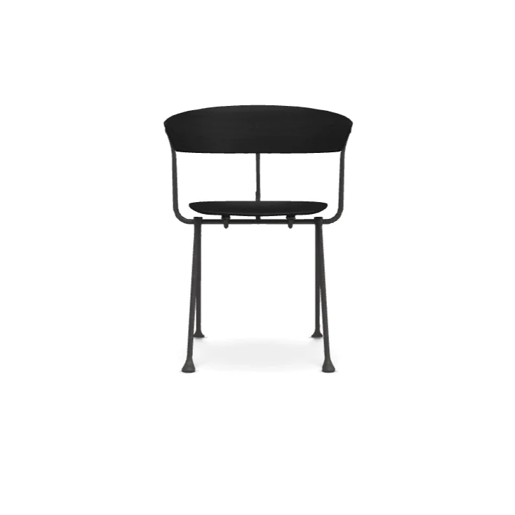 Officina Chair with Seat and Back in Leather