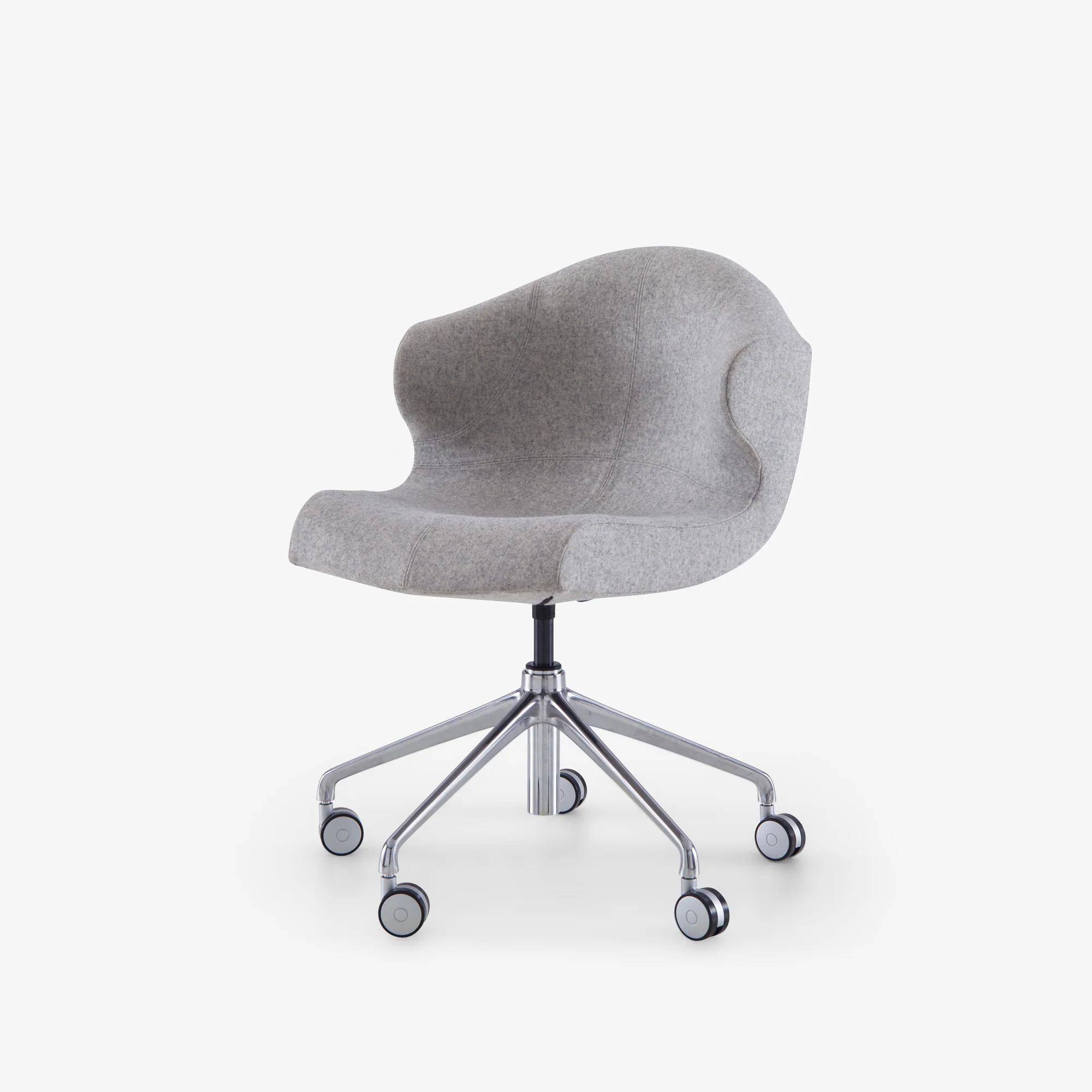 Alster Alster Carver Chair Aluminium Base On Castors