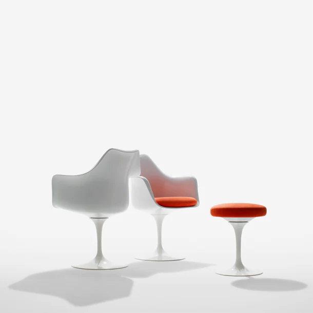 The Saarinen White Tulip Armchair