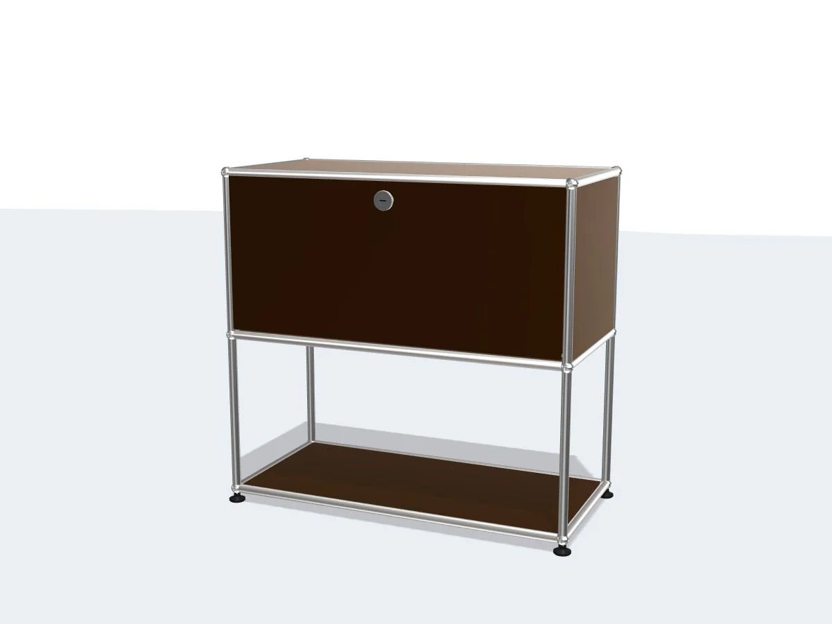 Haller Sideboard Lower Structure and One Drop-Down Door