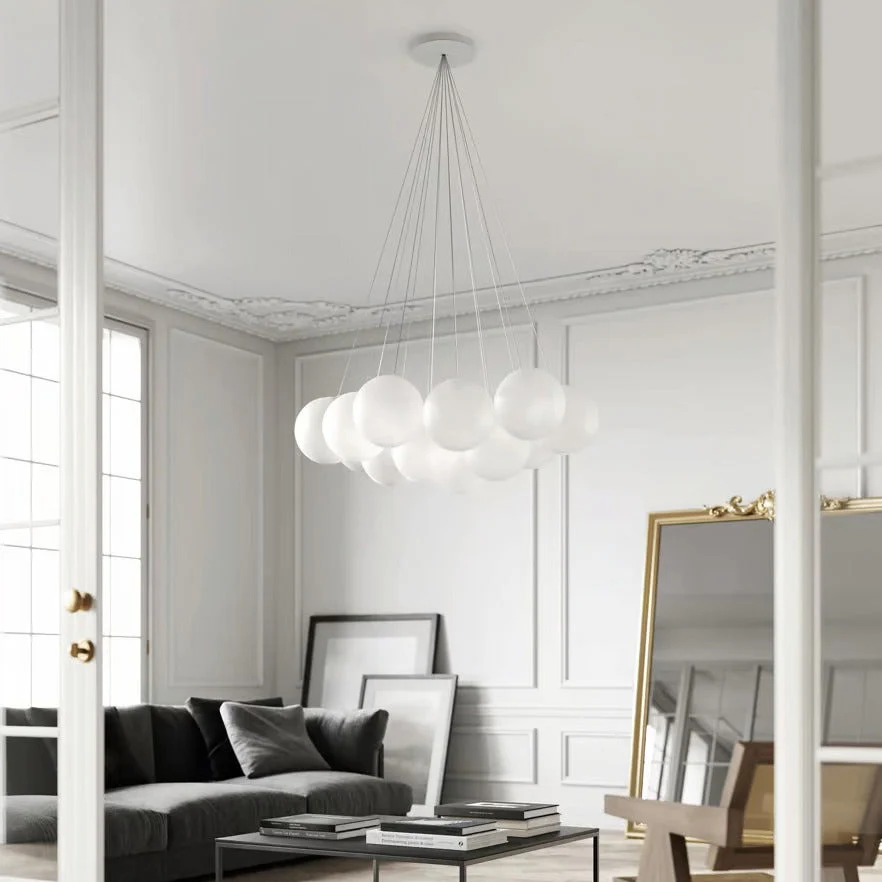 Random Cloud 14 Lights Ø28 Suspension Lamp
