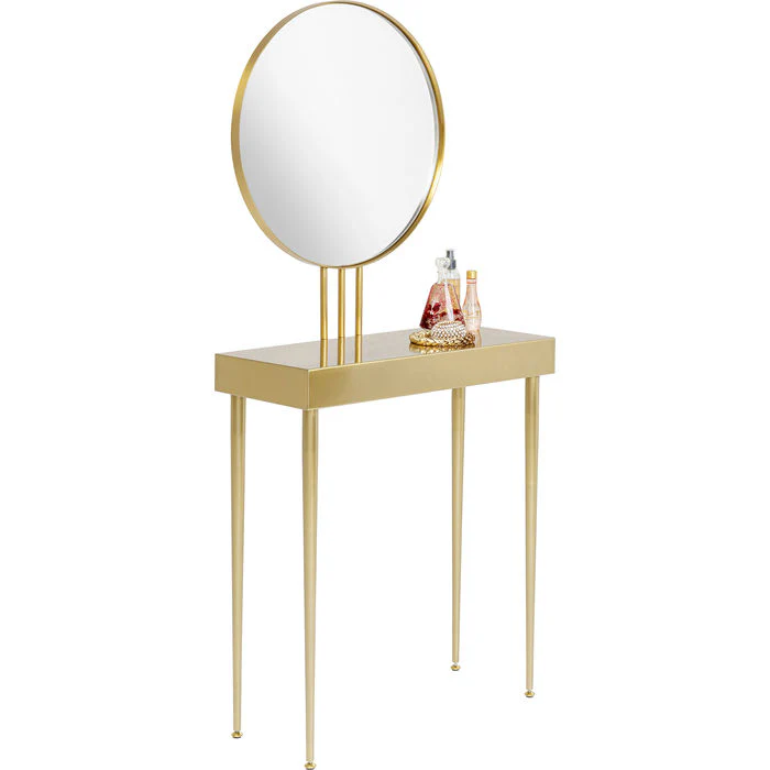 Console mit Mirror Curve Art 153x70