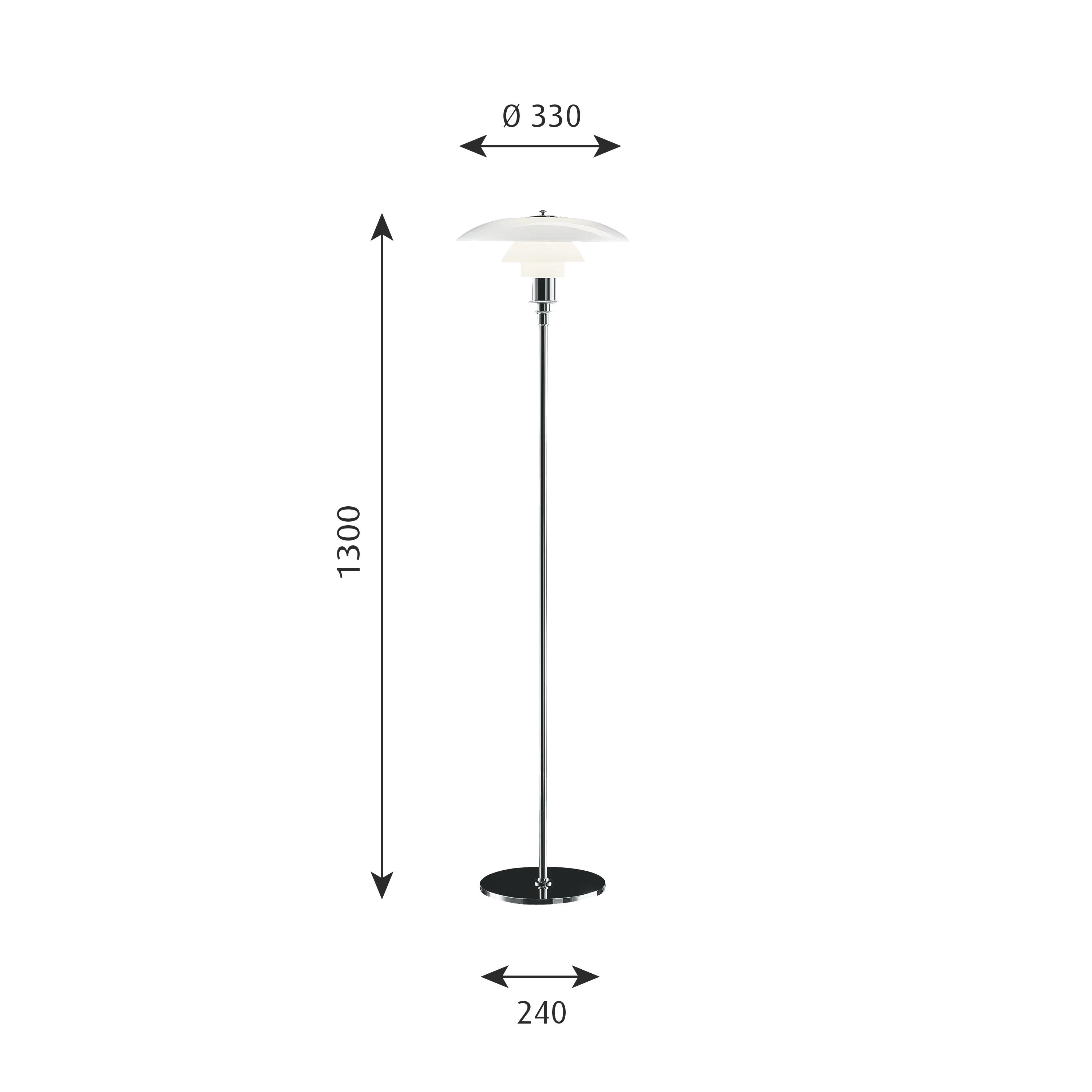 PH 3½-2½ Floor Lamp