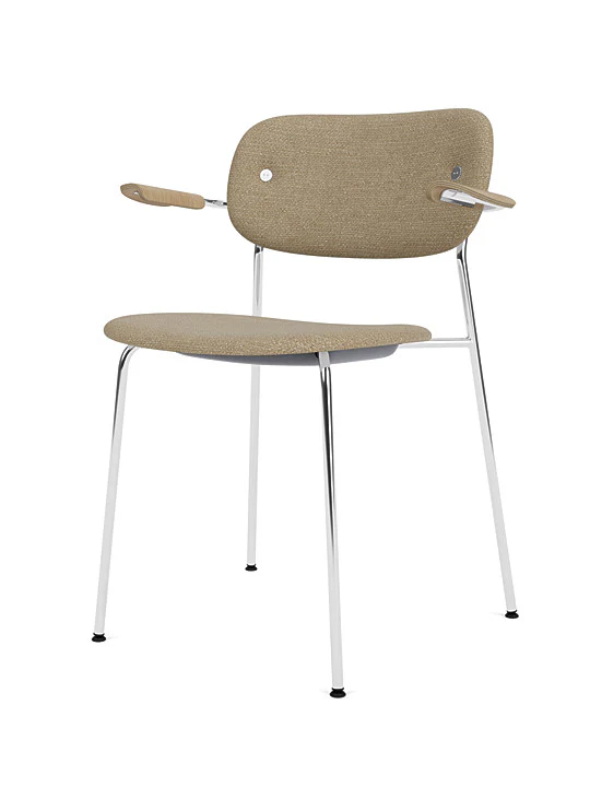 Co Dining Chair with Armrest - UPHOLSTERED SEAT AND BACK