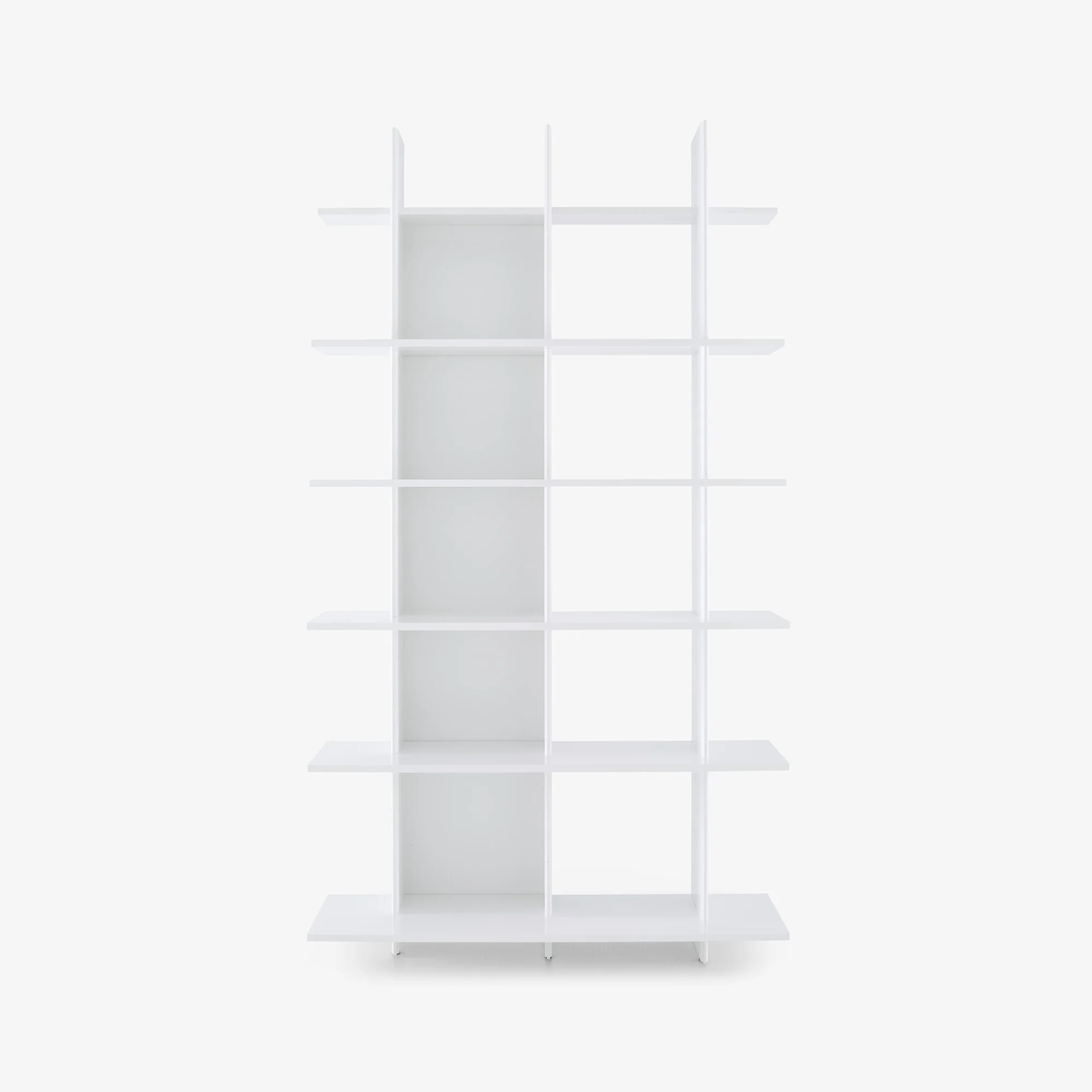 Alliteration Single Shelving Unit White Lacquer