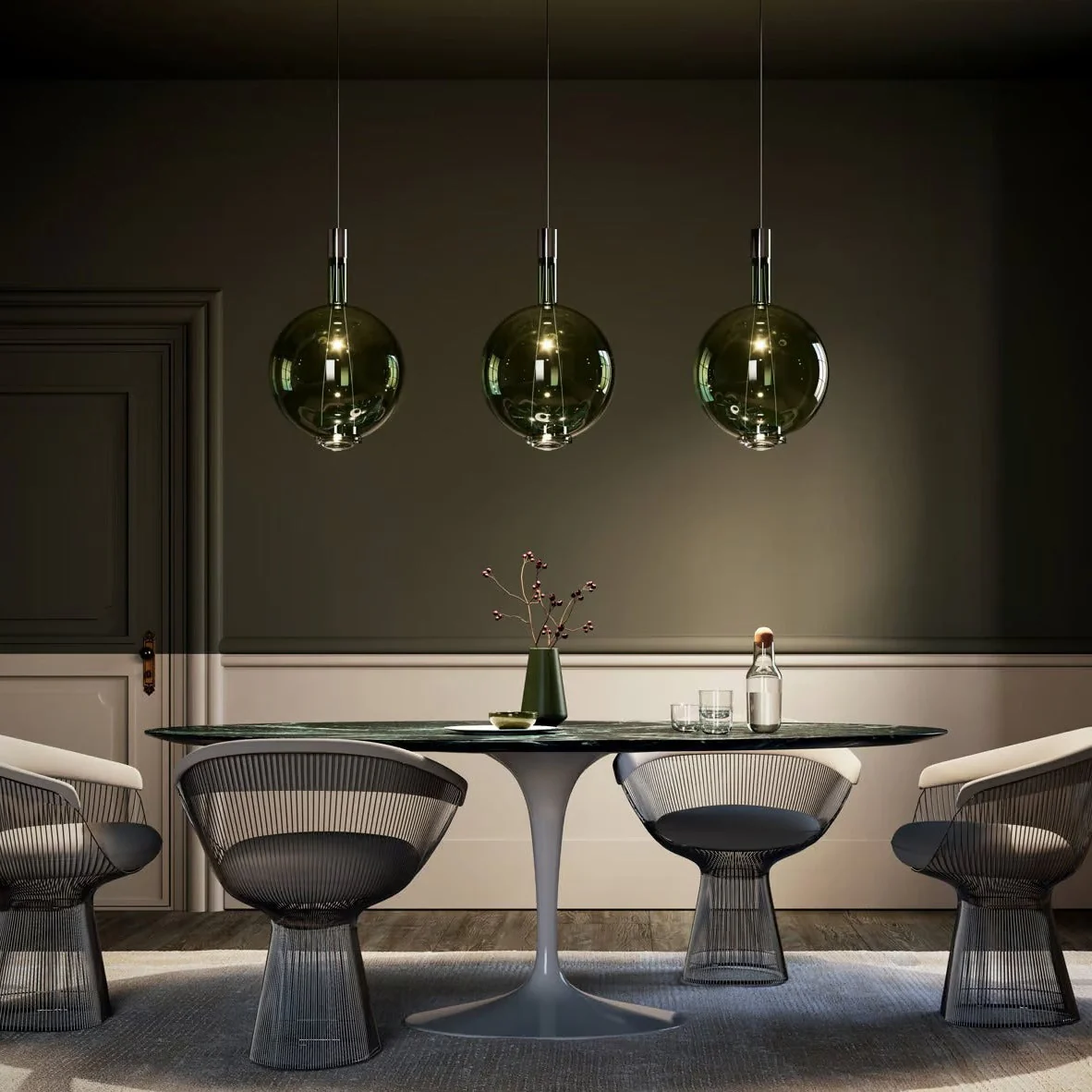 Sky–Fall Round Large Suspension Lamp