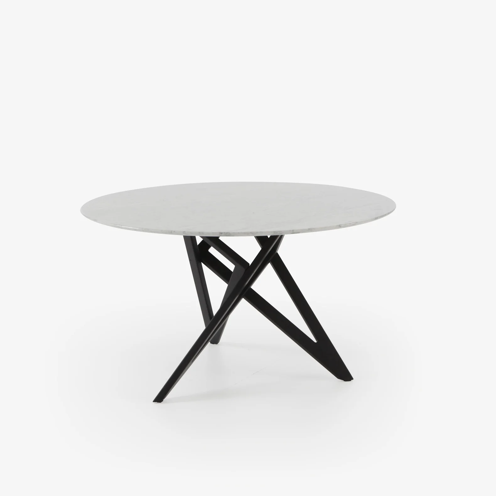 Ennéa Round Dining Table Base In Black Stained Ash