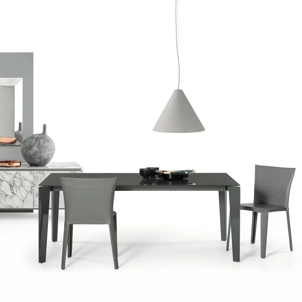 Senso Extendable Marble/Ceramic Table