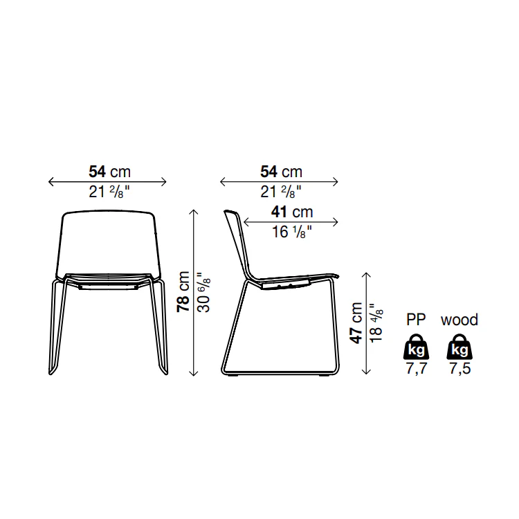 RAMA Chair Sled Base