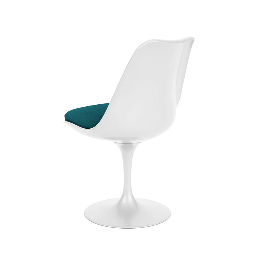 The Saarinen White Tulip Armless Chair
