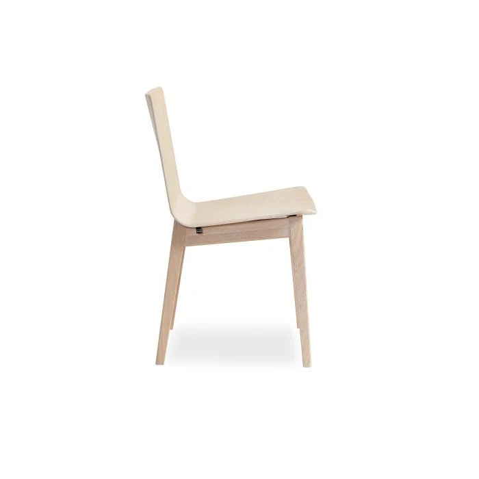 SM 807 Dining Chair Wooden Legs (Veneered Shell)