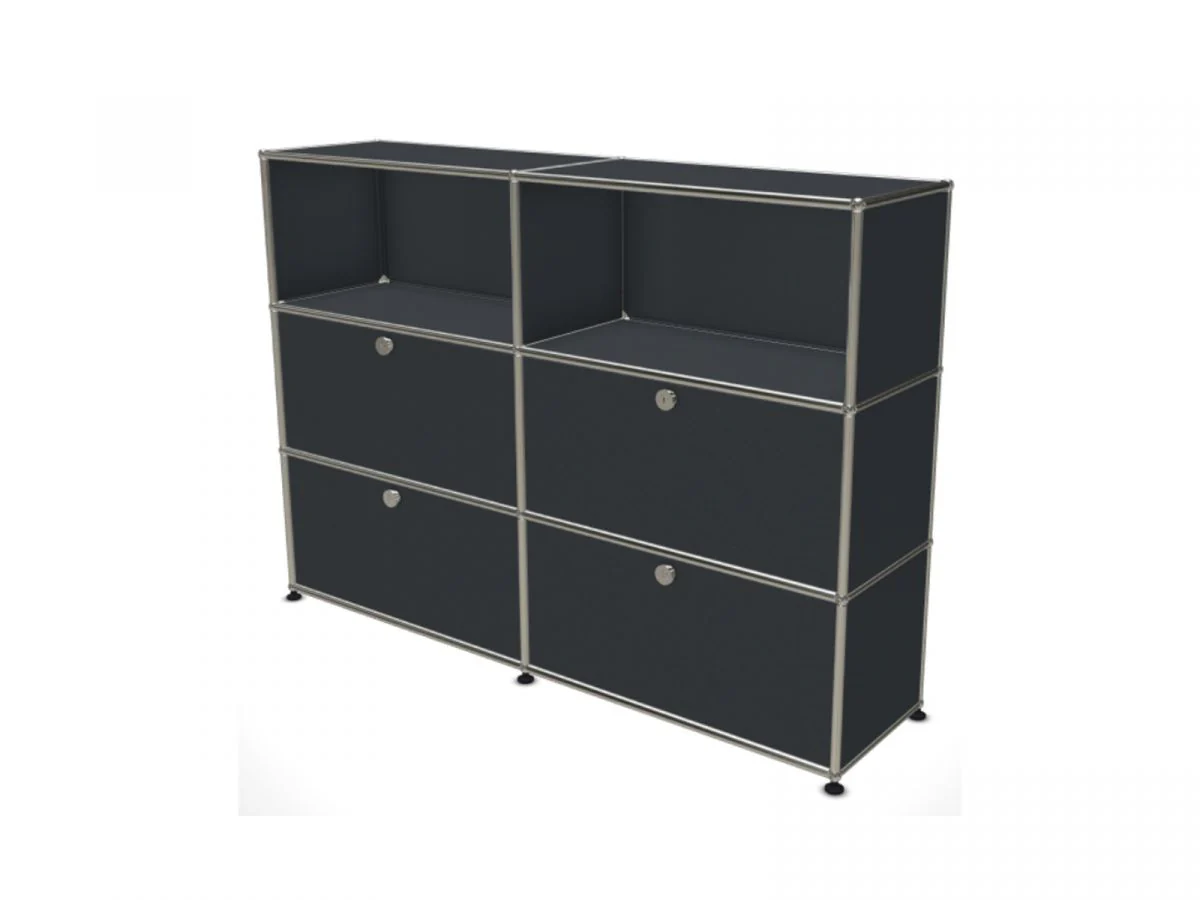 Haller High Sideboard M with 4 Drop-Down Doors