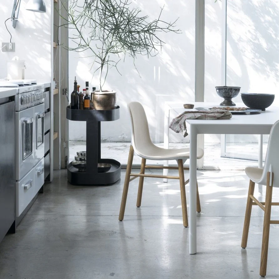 SHARKY Wooden Base Chair