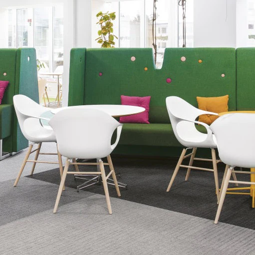 ELEPHANT Wooden Base Chair - Polyurethane Seat