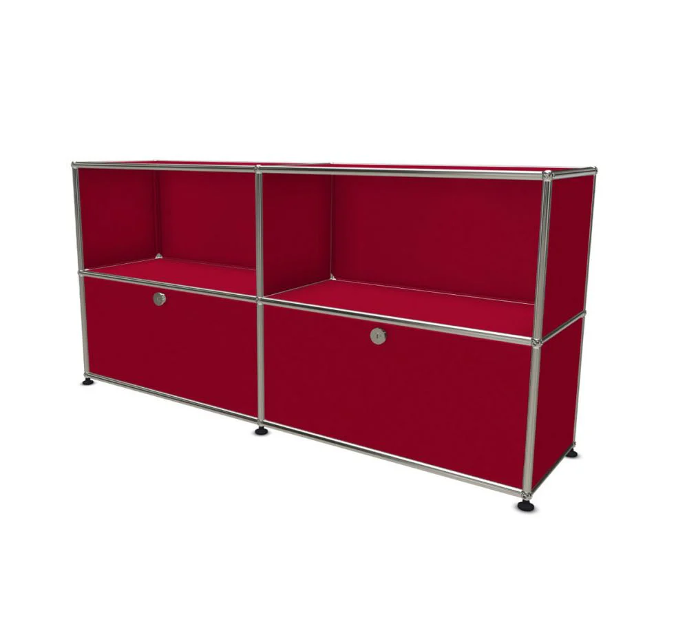 Haller Sideboard M - 2 DropDown Doors on Bottom Tier