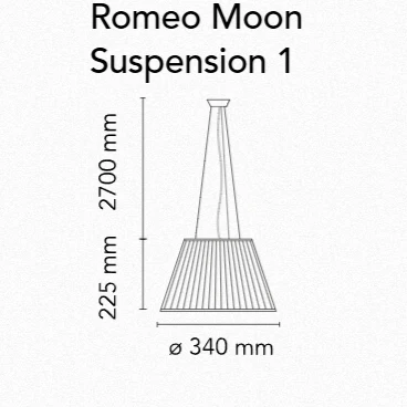 Romeo Moon Suspension Lamp
