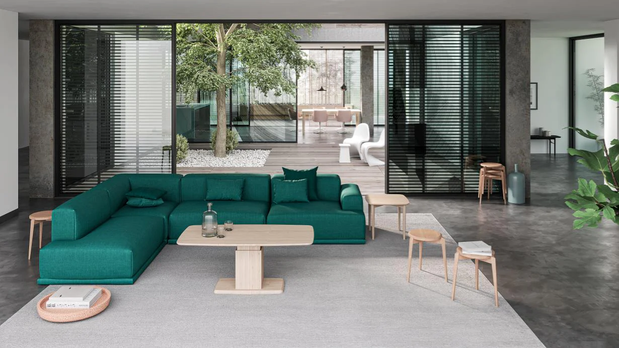 SM 242 Square Top Coffee Table