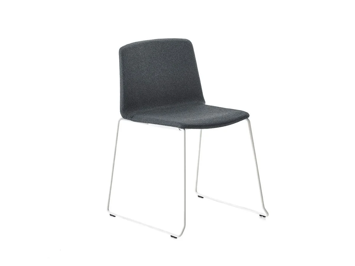 RAMA Chair Sled Base - Fully Upholstered