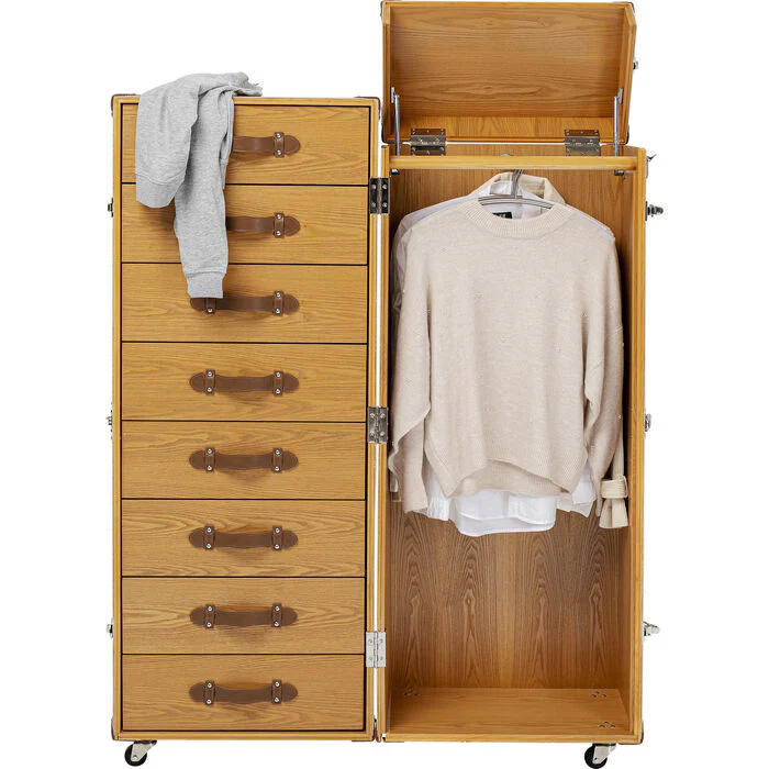Wardrobe Trunk Venezia Cream