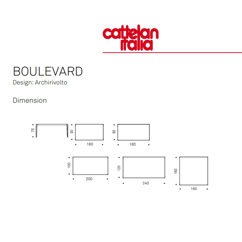 BOULEVARD Table