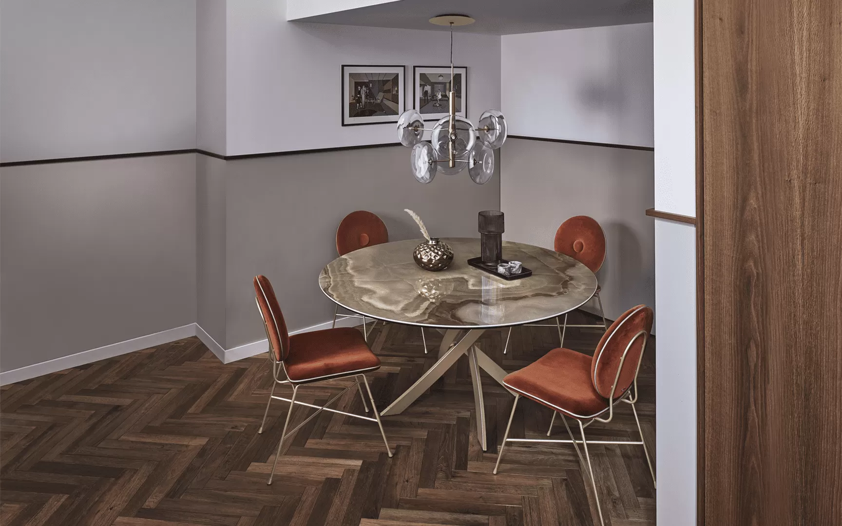 Barone Round Marble Table