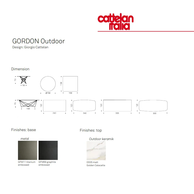 GORDON Outdoor Table