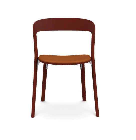 Pila Stacking chair upholstered seat
