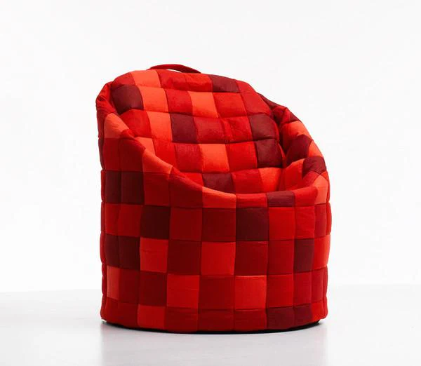 Checked Bean Bag Chair