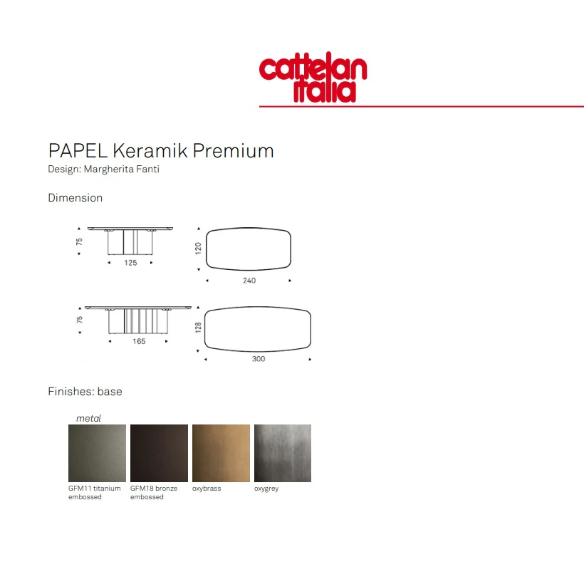 PAPEL Keramik Premium Table