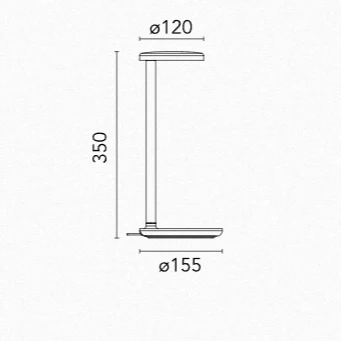 Oblique Qi Table Lamps