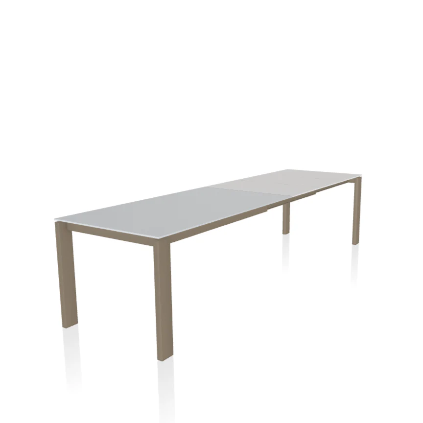 Tom Melamine/Crystal Extendable Table