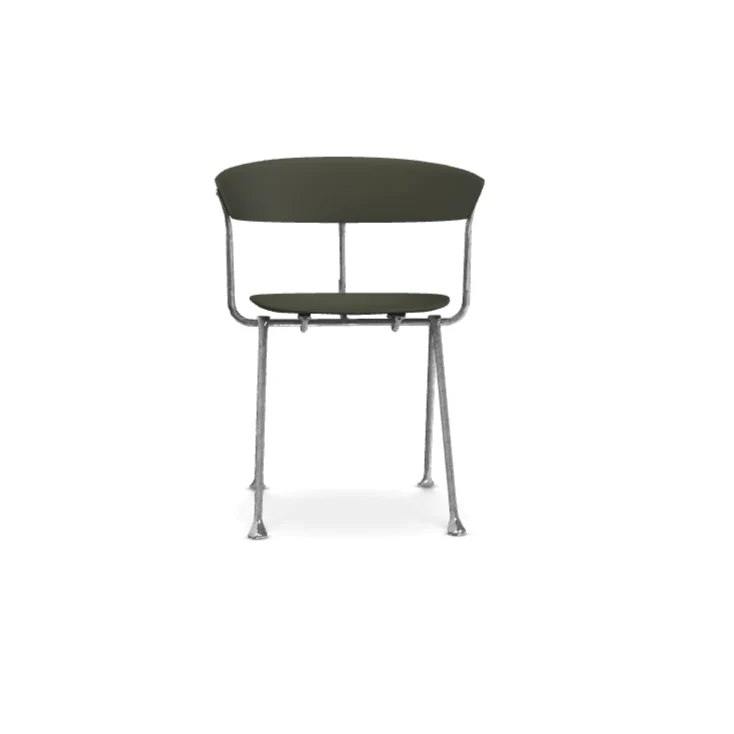 Officina Chair with Seat and Back in Polypropylene