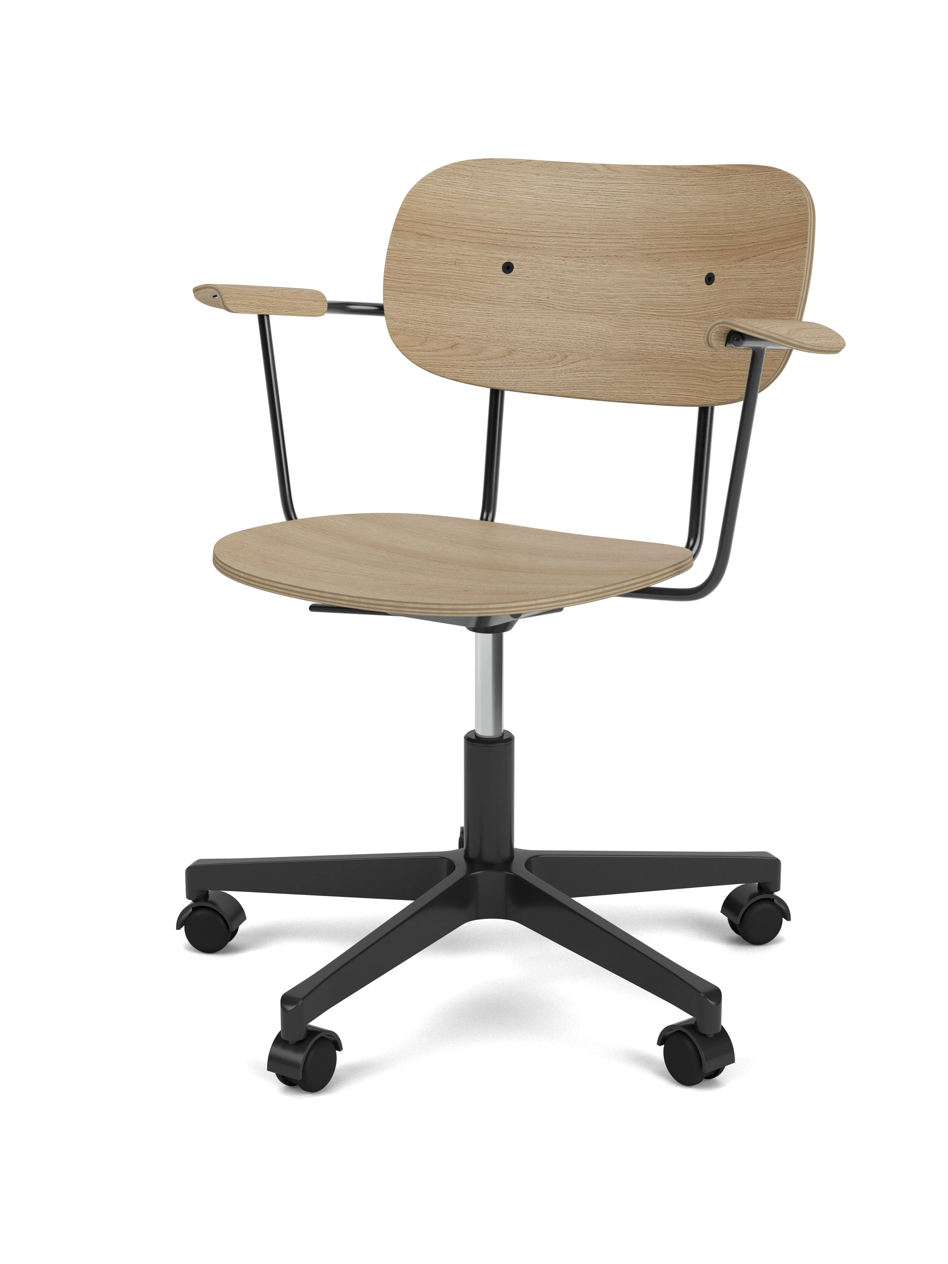 Co Task Chair with Armrests - VENEER