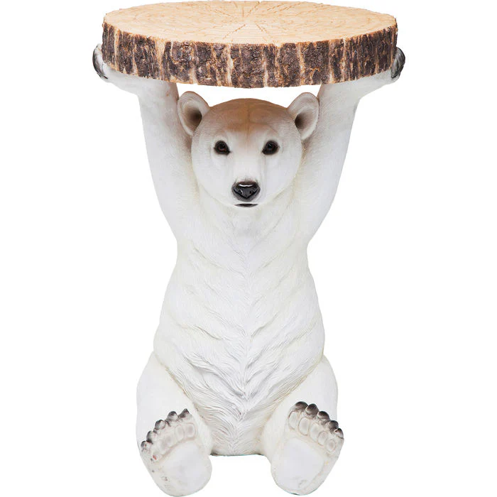 Side Table Animal Polar Bear ¯37cm