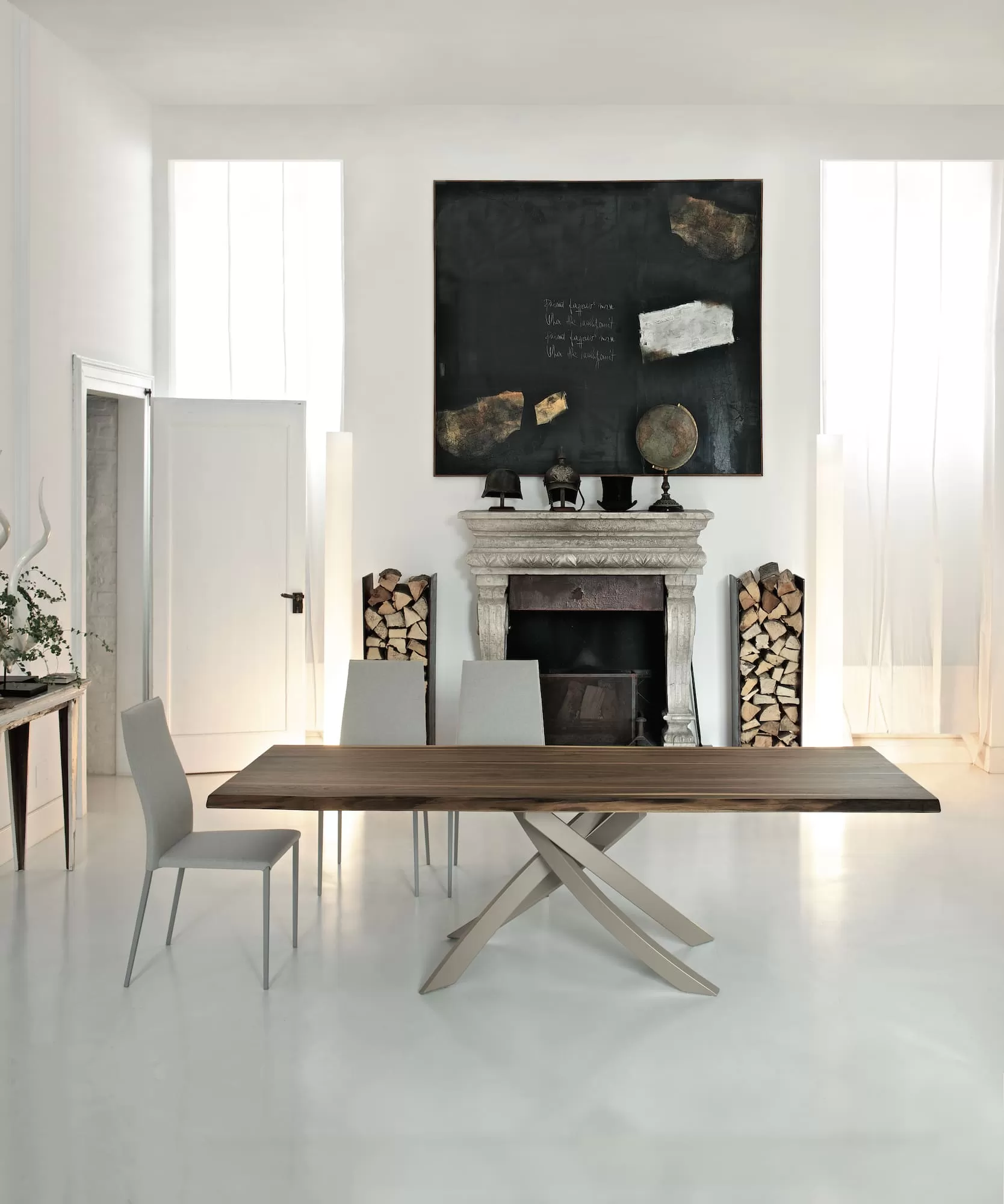 Artistico Rectangular Wood Table