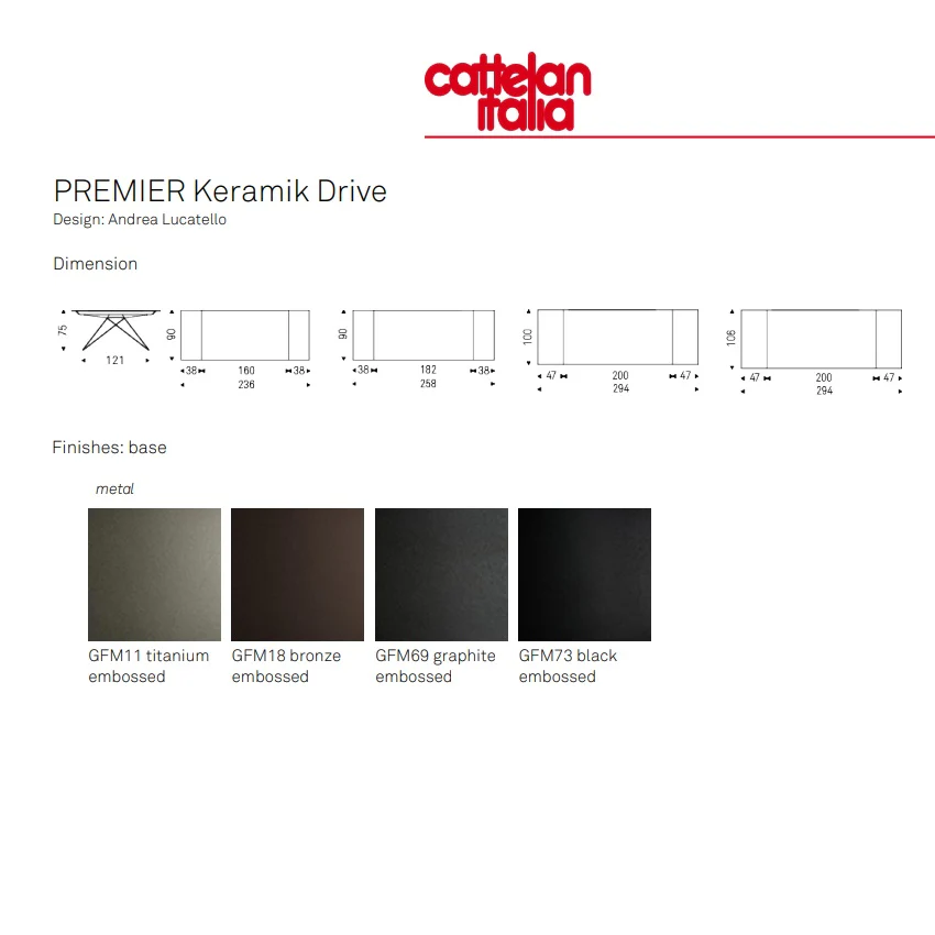 PREMIER Keramik Drive Table
