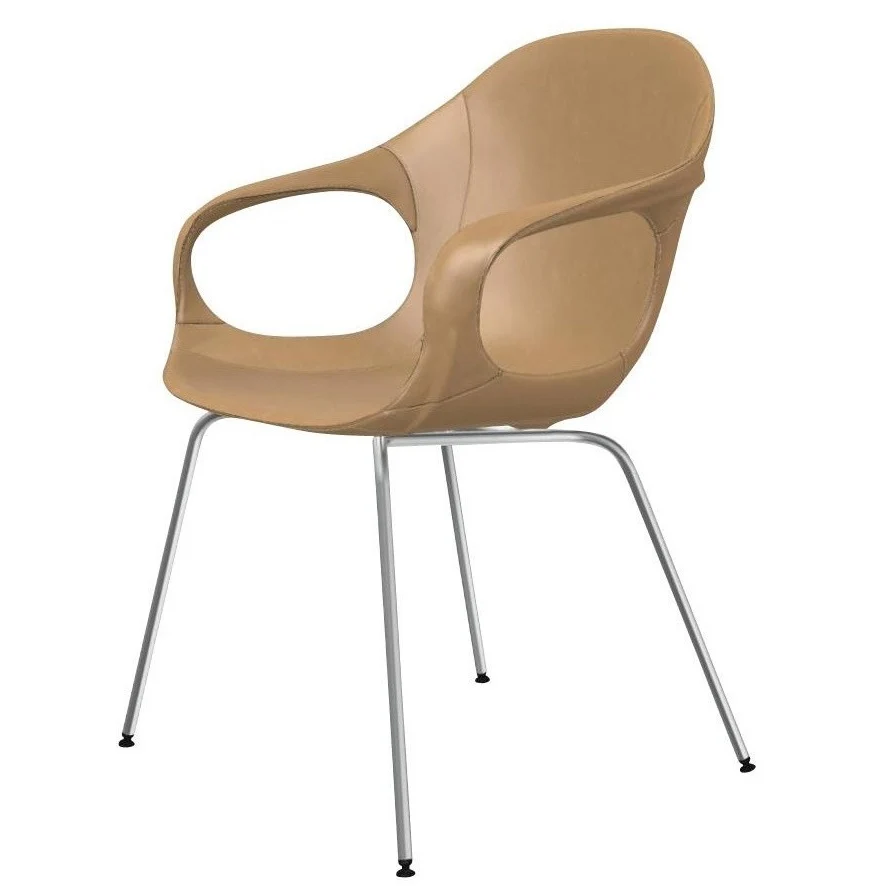 ELEPHANT Four Legs Chair - Hide Upholstered Seat