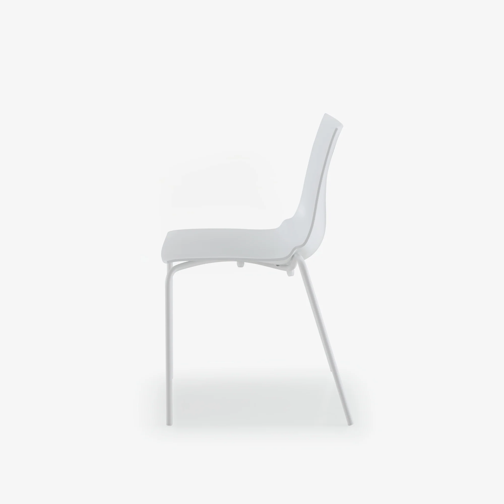 Paola Set Of 2 Chairs White White Lacquered Base