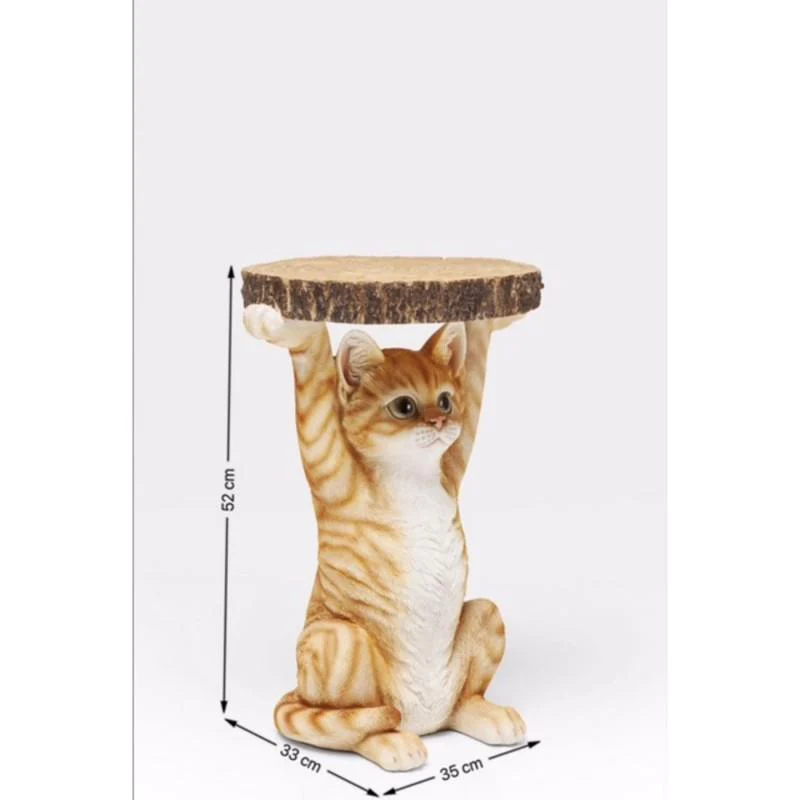 Side Table Animal Ms Cat Ø33cm