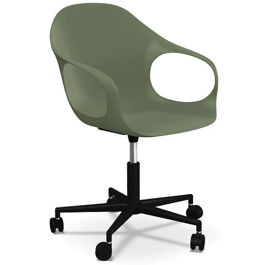ELEPHANT Chair 5 Spoke Base with Castors - Polyurethane Seat