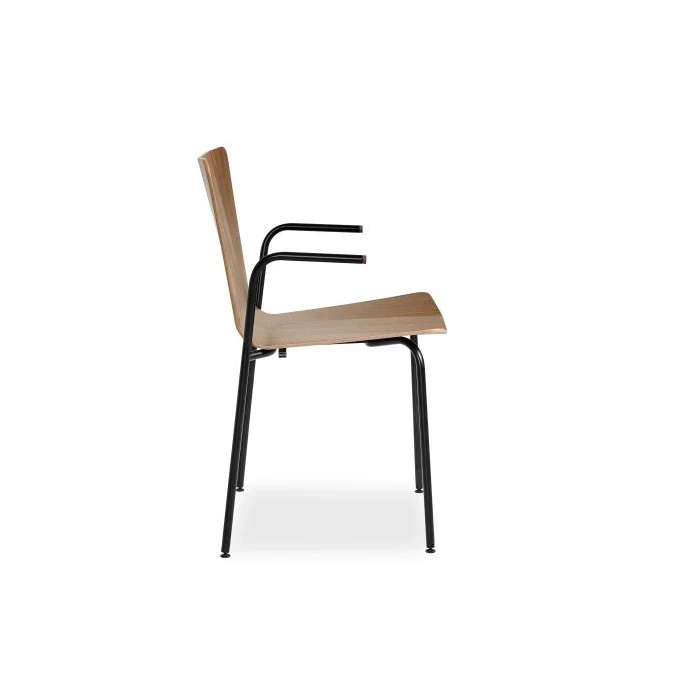 SM 802 Dining Armchair (Veneered Shell)
