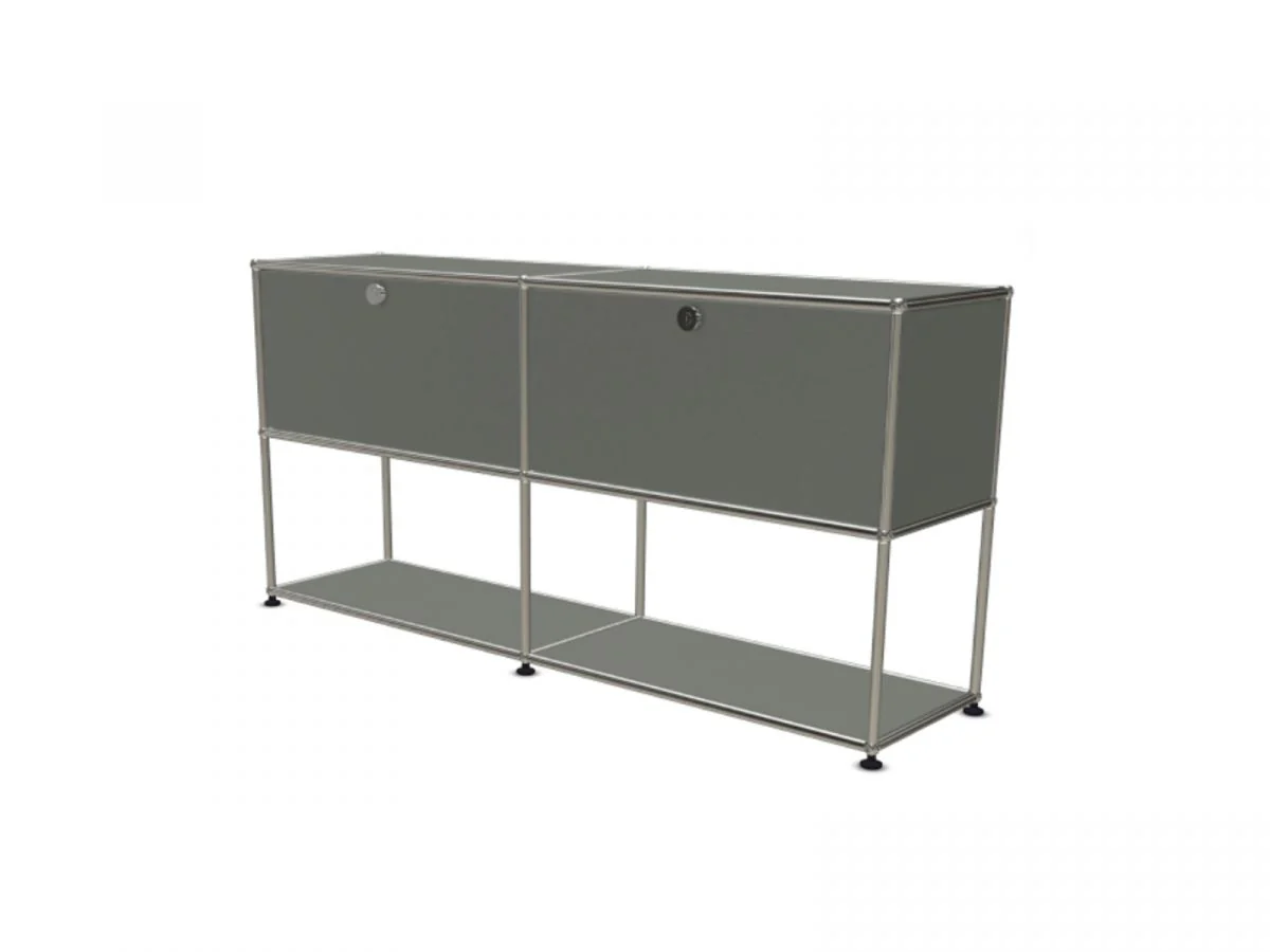Haller Sideboard M with Lower Structure and 2 Vasistas