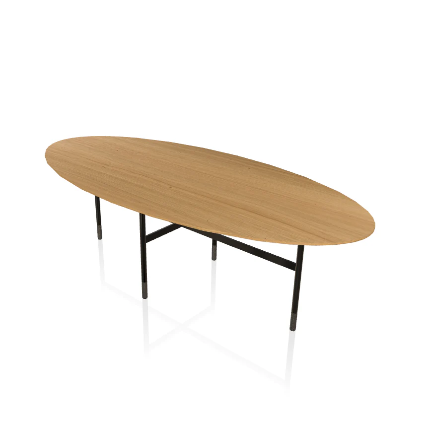 Glamour Elliptical Wood Table