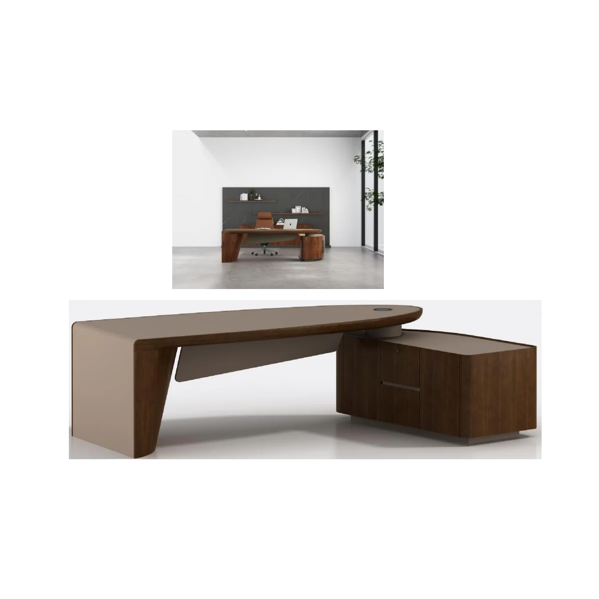 Sao Executive Desk - TMPN-FWT01 NF5P Series
